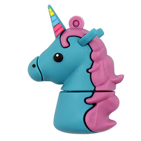 licorne clé usb porte clé  