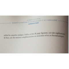 Livre: " La main du cheval: éléments d'anatomie, de biomécanique et de cinésiologie"