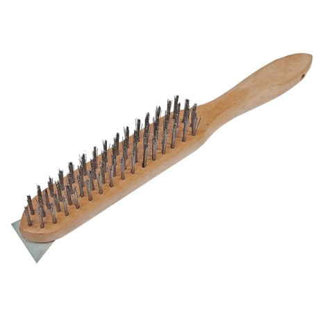 Brosse avec grattoir - grande taille