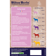 DE-TOX GOLD - hilton herbs, drainage, pour le bon fonctionement hépatique