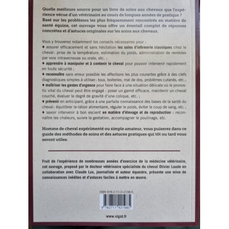 Livre "soins aux chevaux "100 conseils et astuces du vétérinaire" - Vigot