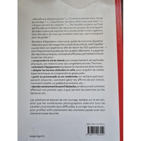 Livre "100 Conseils Du Moniteur D'équitation"  - vigot