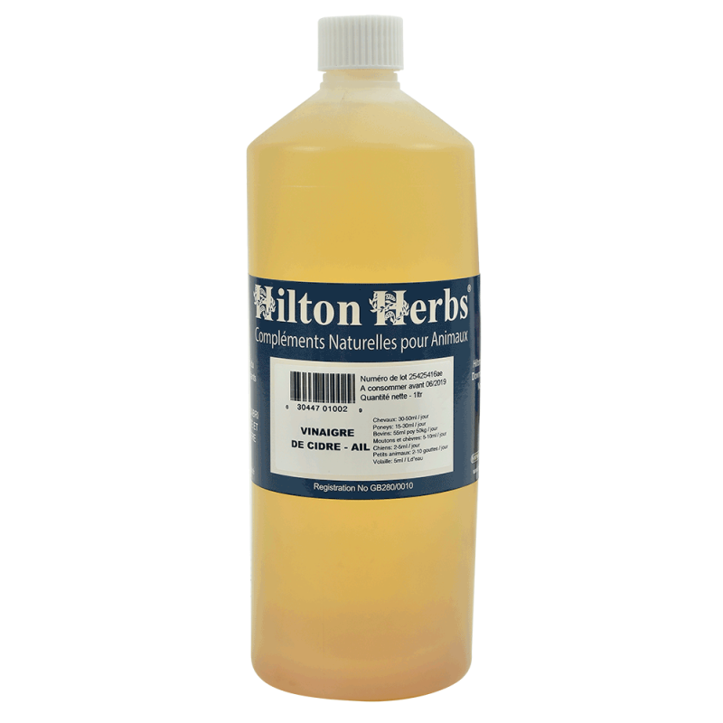 vinaigre de cidre et ail - HILTON HERBS