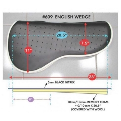 Cavallo amortisseur correcteur "wedge" TSP 609 - mémoire de forme