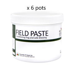 Lot de 6 Field Paste - red horses