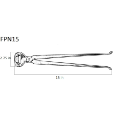 Pince à parer FootPro™ 15" farrier products USA