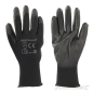 gants de protection noir PU