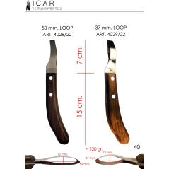 LOOP CLASSIQUE ICAR - MANCHE ACAJOU -