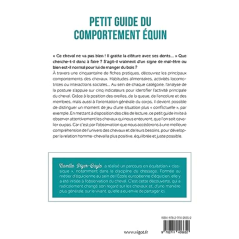 Livre: "Petit guide du comportement equin, premiers pas dans l'observation et la compréhension des chevaux" - VIGOT