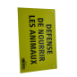 Plaque de signalisation: défense de nourrir les animaux - KERBL Plaque de signalisation: défense de nourrir les animaux - KERBL